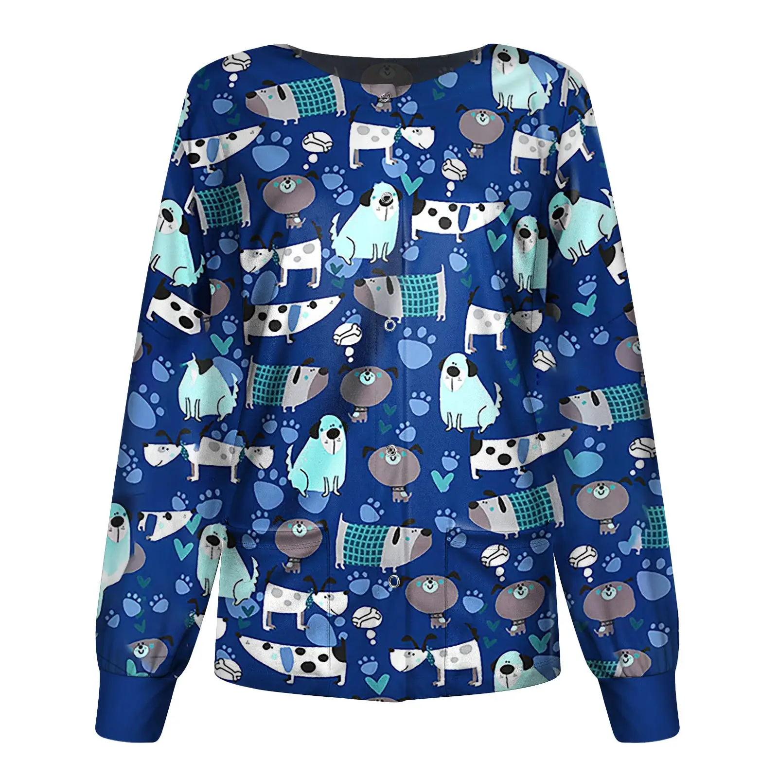 Halloween Nurse Printed Pullover for Women - Image 9