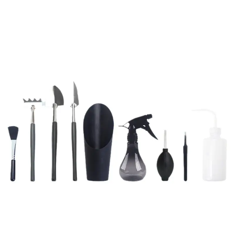 Fleshy Plant Planting Tools Combination suit Flower Planting Gardening Supplies Potted Plant Tools Spraying Pot Gardening Wholesale