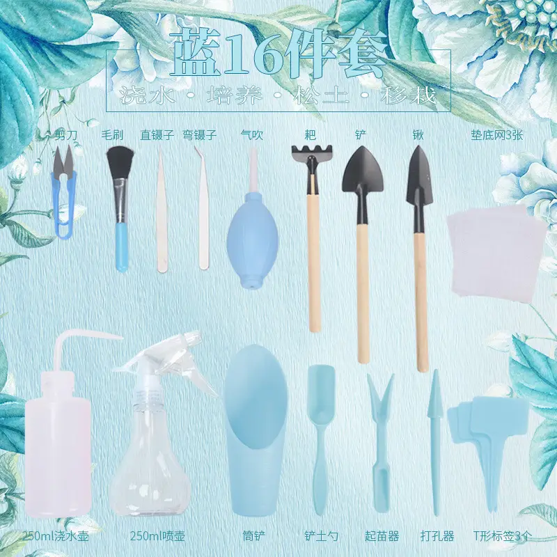 Fleshy Plant Planting Tools Combination suit Flower Planting Gardening Supplies Potted Plant Tools Spraying Pot Gardening Wholesale — feature 10