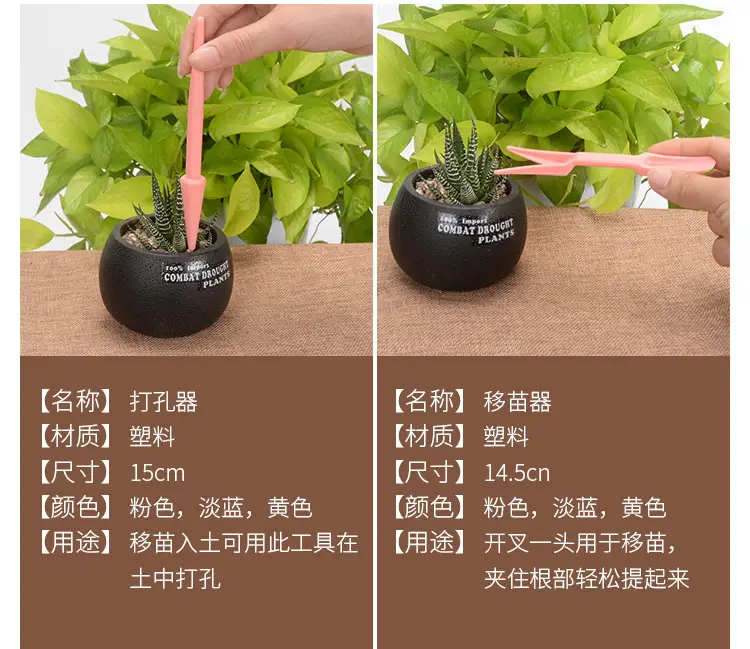 Fleshy Plant Planting Tools Combination suit Flower Planting Gardening Supplies Potted Plant Tools Spraying Pot Gardening Wholesale — feature 16