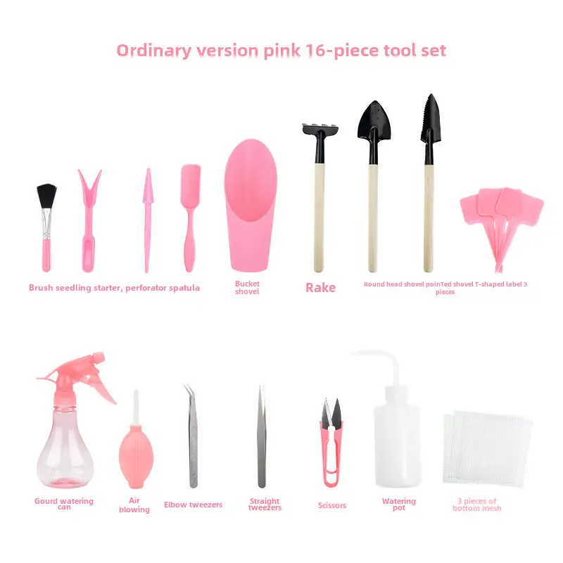 Fleshy Plant Planting Tools Combination suit Flower Planting Gardening Supplies Potted Plant Tools Spraying Pot Gardening Wholesale