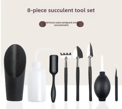 Fleshy Plant Planting Tools Combination suit Flower Planting Gardening Supplies Potted Plant Tools Spraying Pot Gardening Wholesale