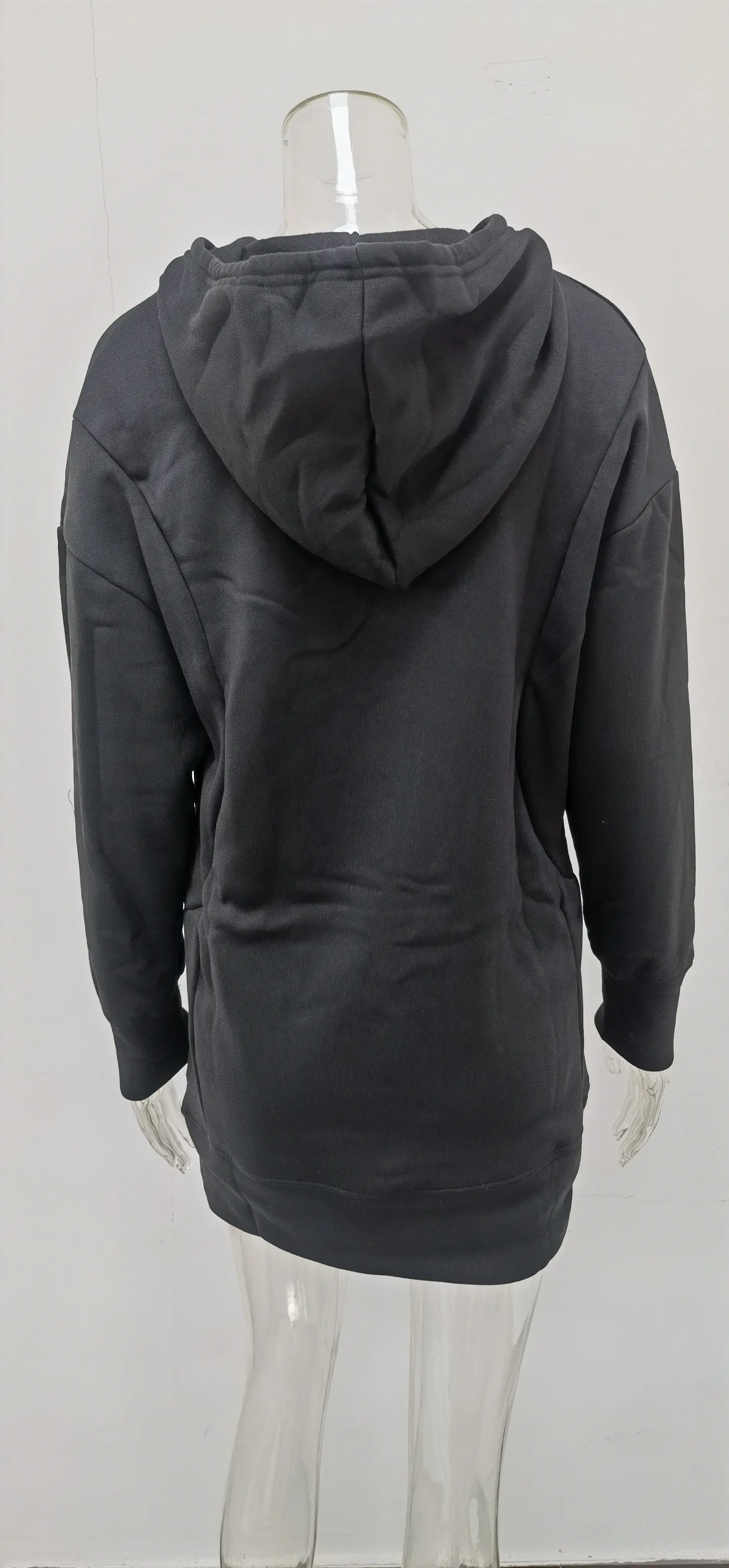 Women's Royal Blue Hooded Sweatshirt Set Loose Fleece Winter — feature 20