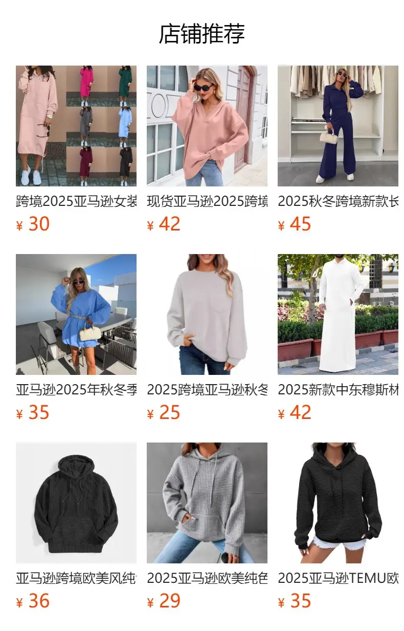 Women's Royal Blue Hooded Sweatshirt Set Loose Fleece Winter — feature 7