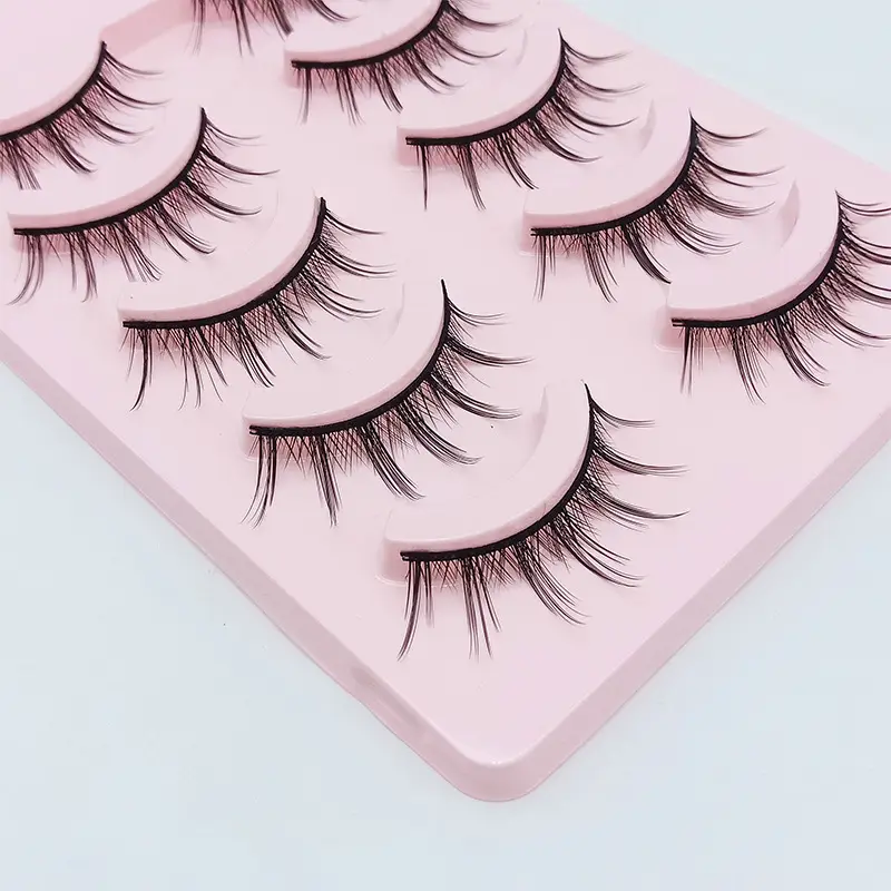 5 Pair Cartoon False Eyelashes Soft Curly False Eyelashes - Image 4