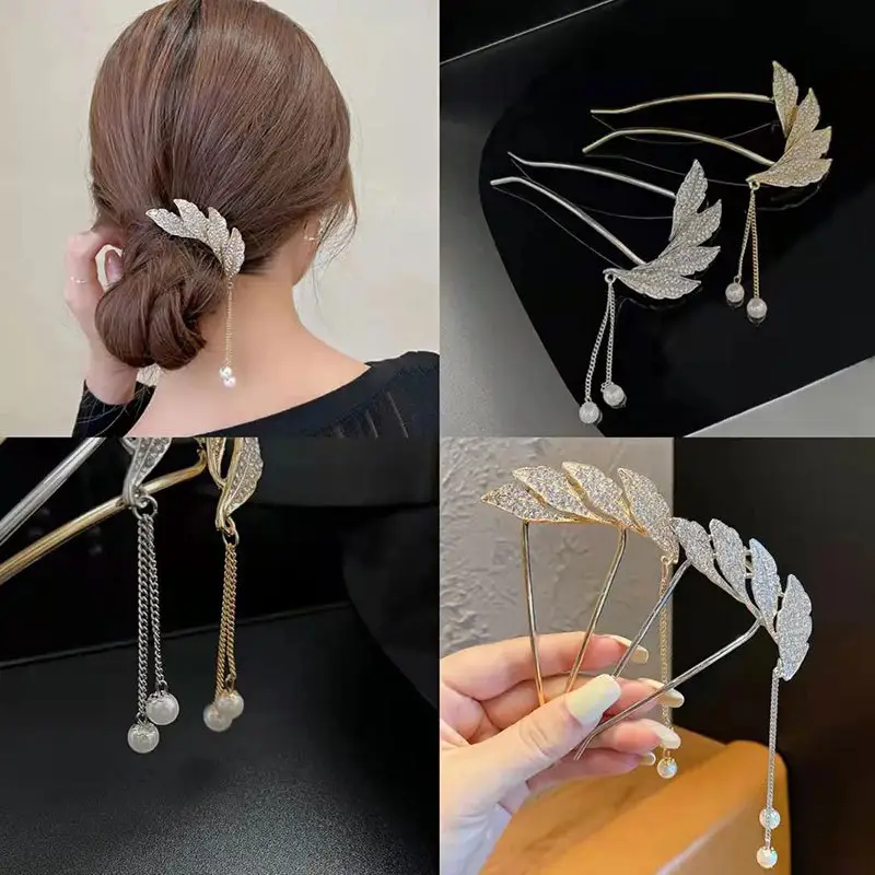 Pearl Pendant Hairpin for Women Antique Ball Head Design - Image 10