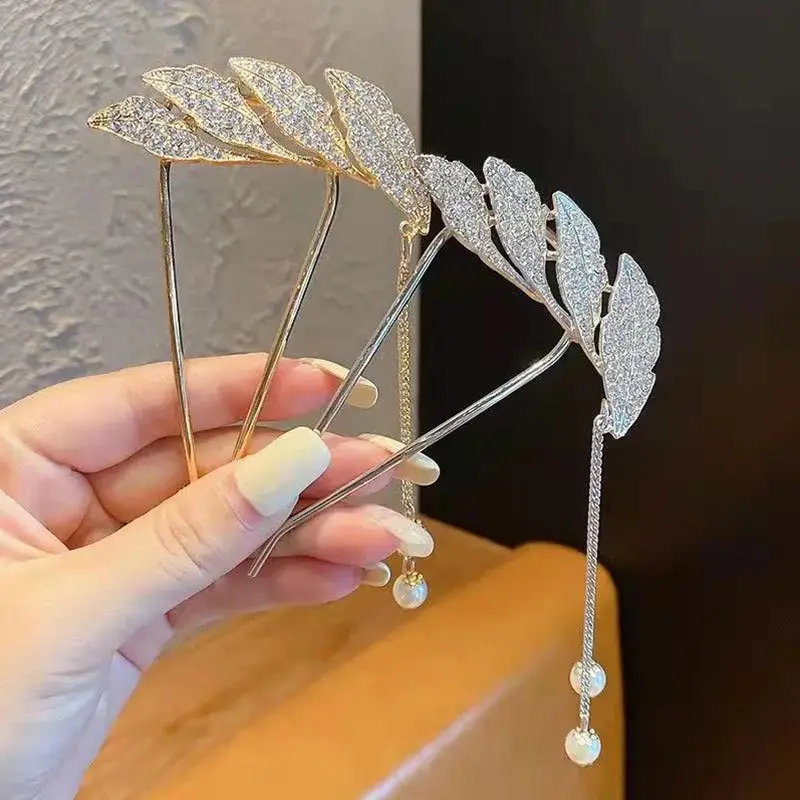 Pearl Pendant Hairpin for Women Antique Ball Head Design - Image 11