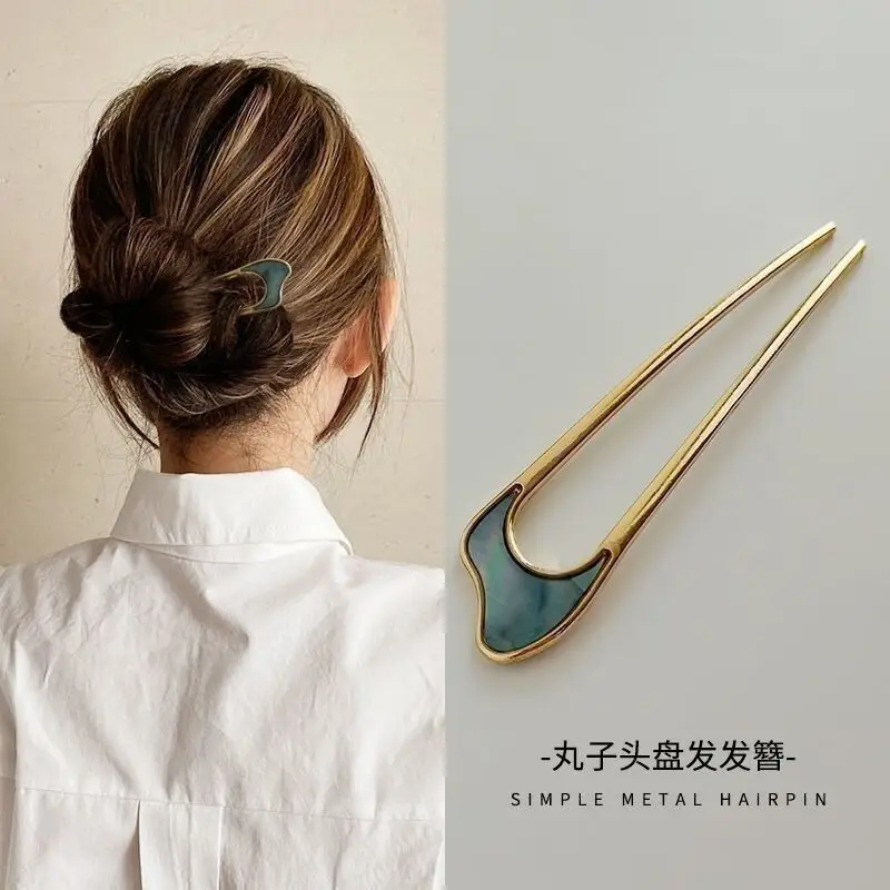 Pearl Pendant Hairpin for Women Antique Ball Head Design — feature 8