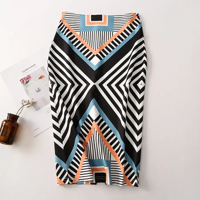 Women's Floral Print Pencil Skirt Spring Summer — feature 3