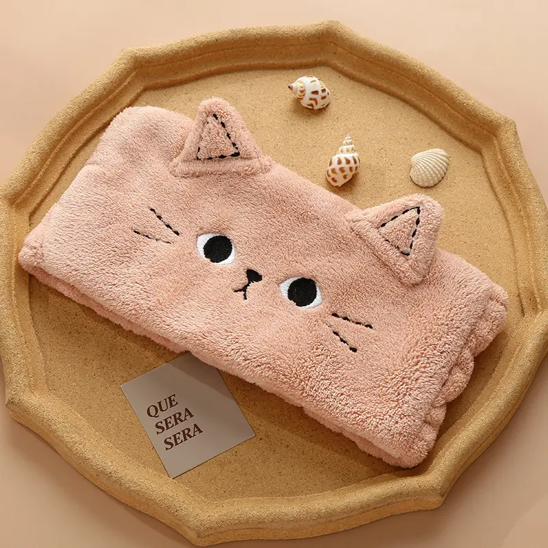 Sweet Cat Face Wash Headband for Girls - Image 3