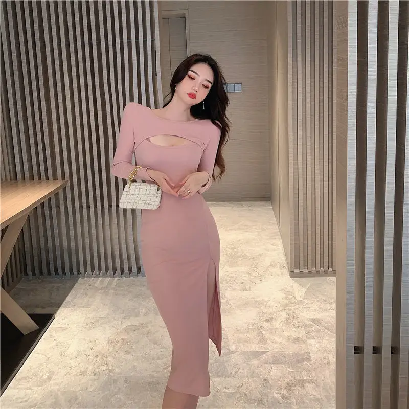 Elegant Open-Chest Slim Fit Dress Women — feature 24