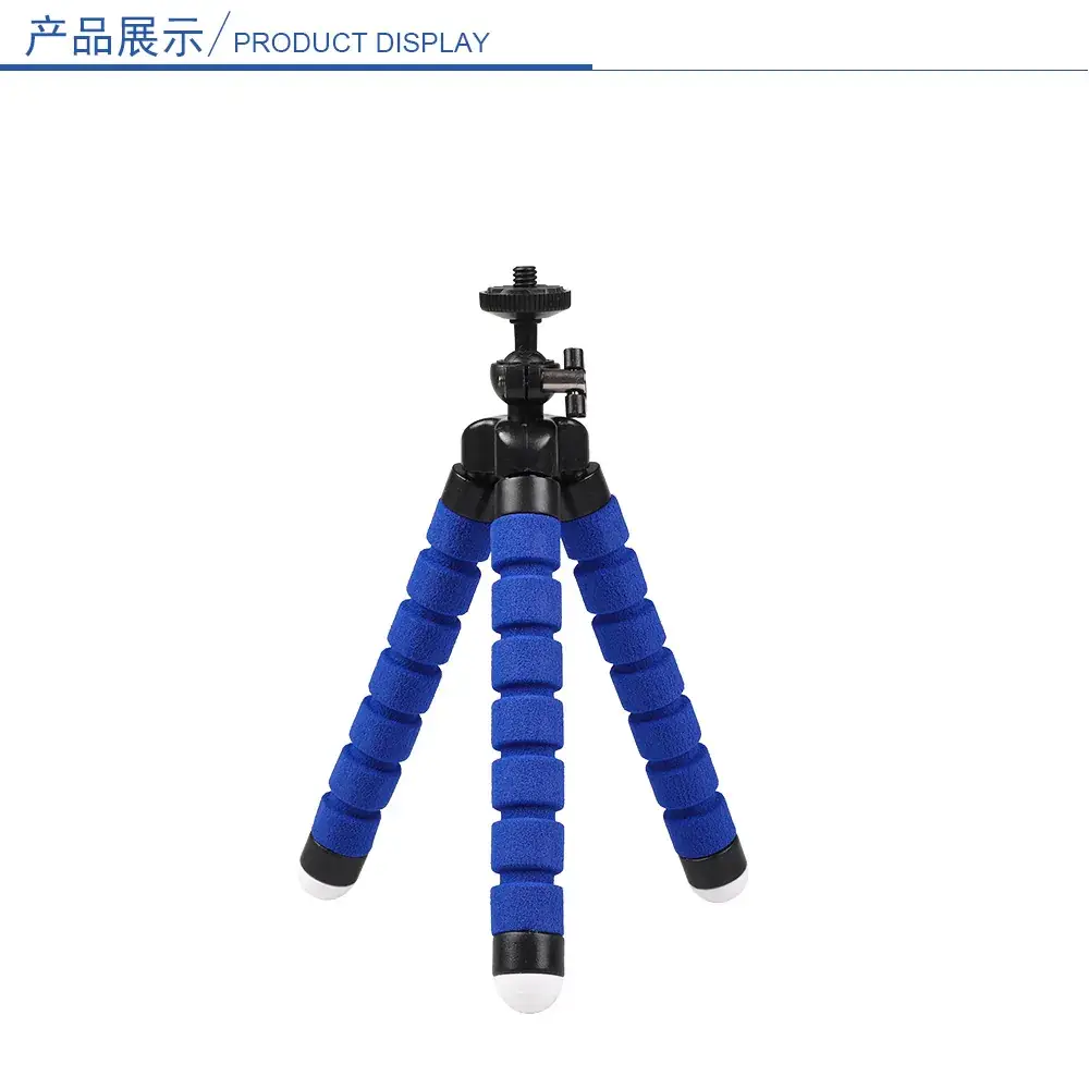Universal U-Shaped Clip Tremolo Selfie Bracket Blue - Image 2
