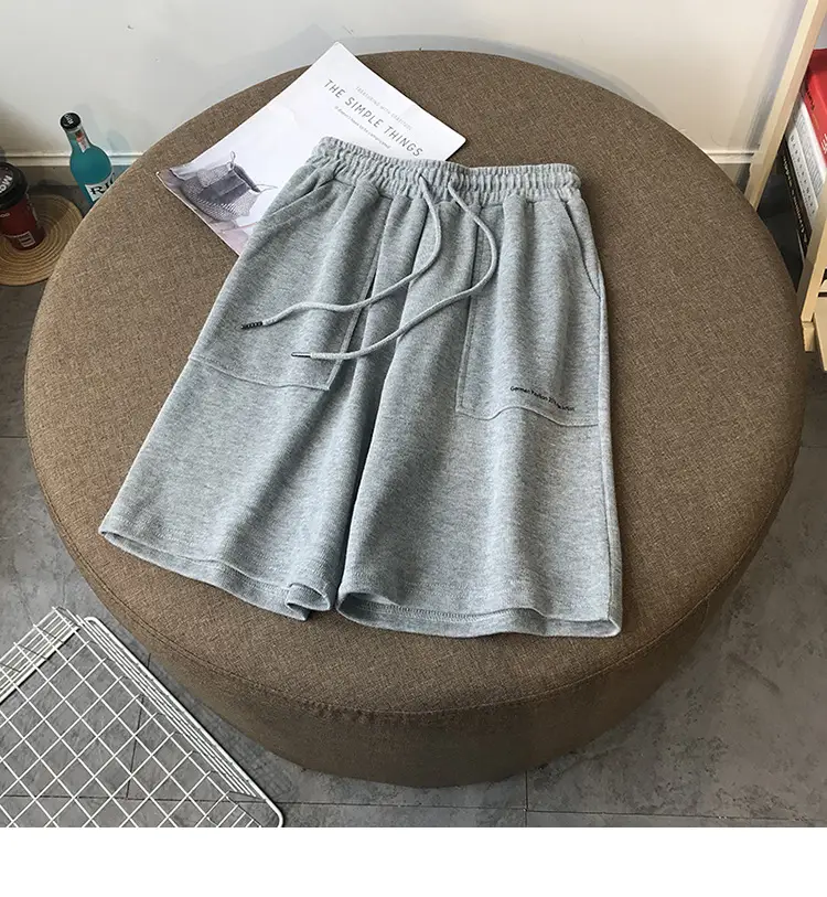 Women Printed Shorts Light Grey Casual Mid-Pants - Image 8