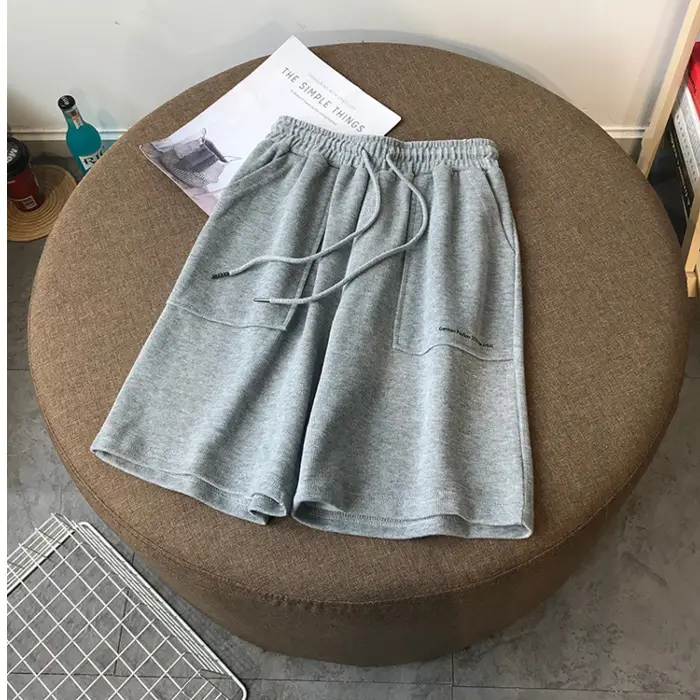 Women Printed Shorts Light Grey Casual Mid-Pants - Image 2