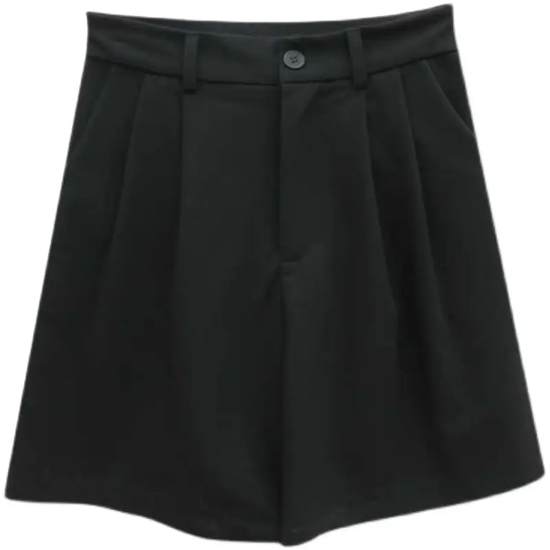 Women 2021 Casual Crop Shorts Set High Waist Slimming - Image 7