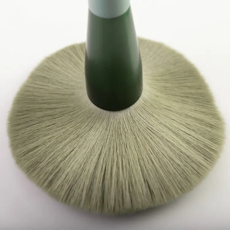 Green 13-Piece Makeup Brush Set for Blush & Eyeshadow - Image 7