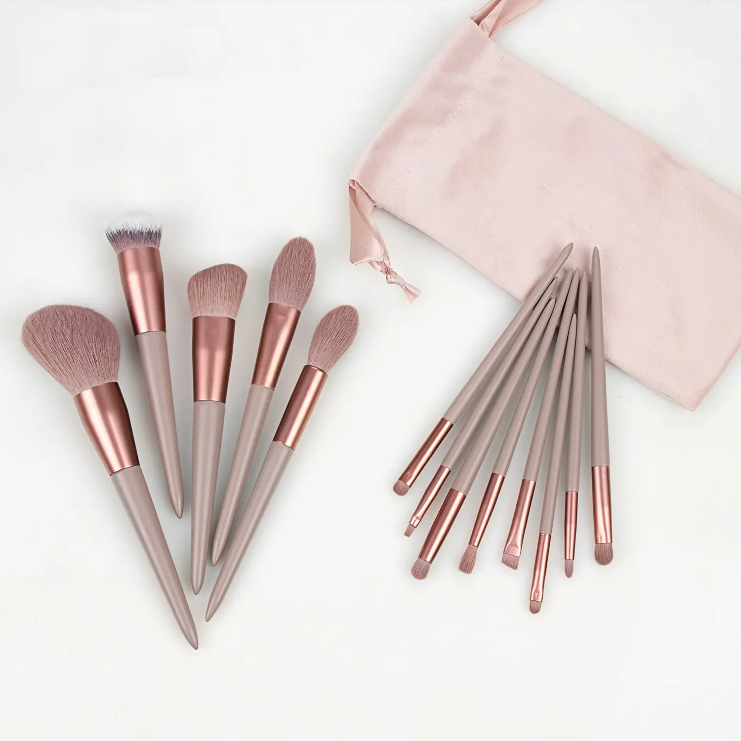 Milk tea color 13 + velvet bag