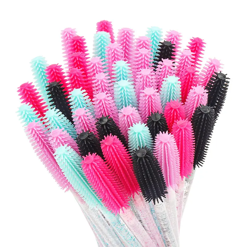 Crystal Rod Eyelash Brush Set Pink 10.8cm