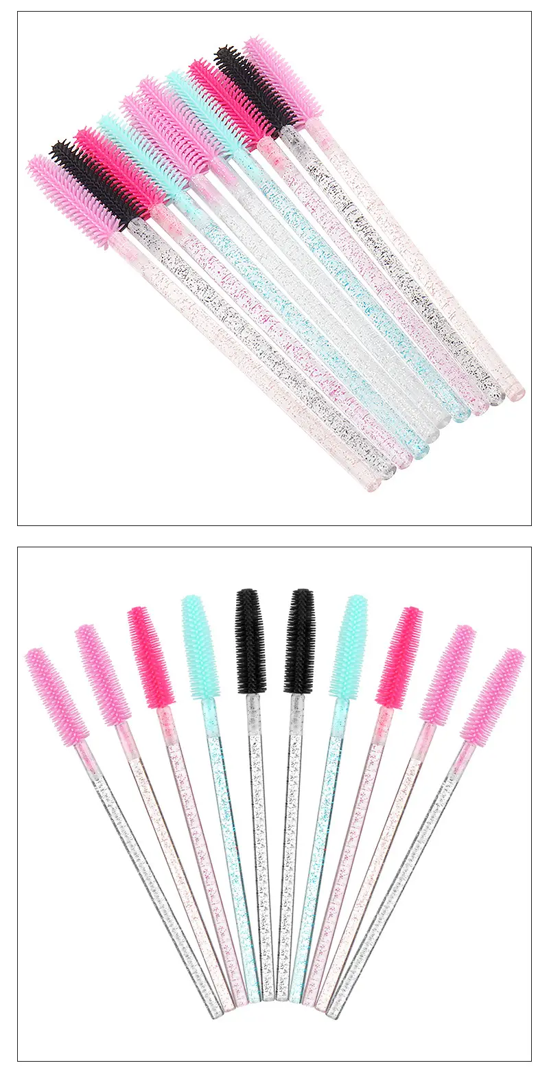 Crystal Rod Eyelash Brush Set Pink 10.8cm — feature 11