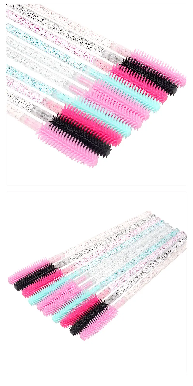 Crystal Rod Eyelash Brush Set Pink 10.8cm — feature 12