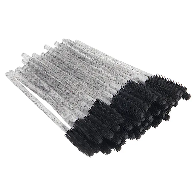 Crystal Rod Eyelash Brush Set Pink 10.8cm