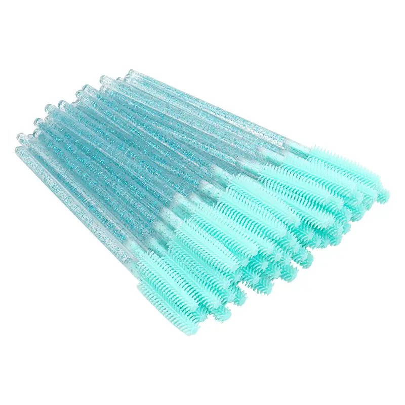 Crystal Rod Eyelash Brush Set Pink 10.8cm