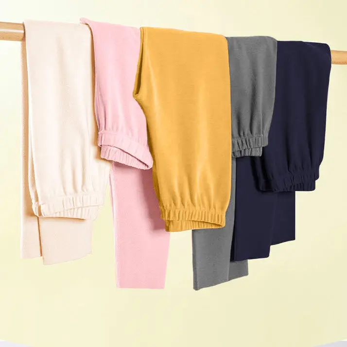 Two Pairs Velvet Warm Pants for Boys Girls Autumn Winter — feature 3