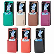Red Foldable Leather Phone Case for Samsung Zflip7 & Zflip6 — feature 13