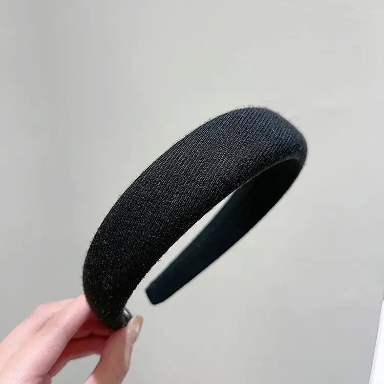Wide-brimmed Sponge Hair Hoop for Women