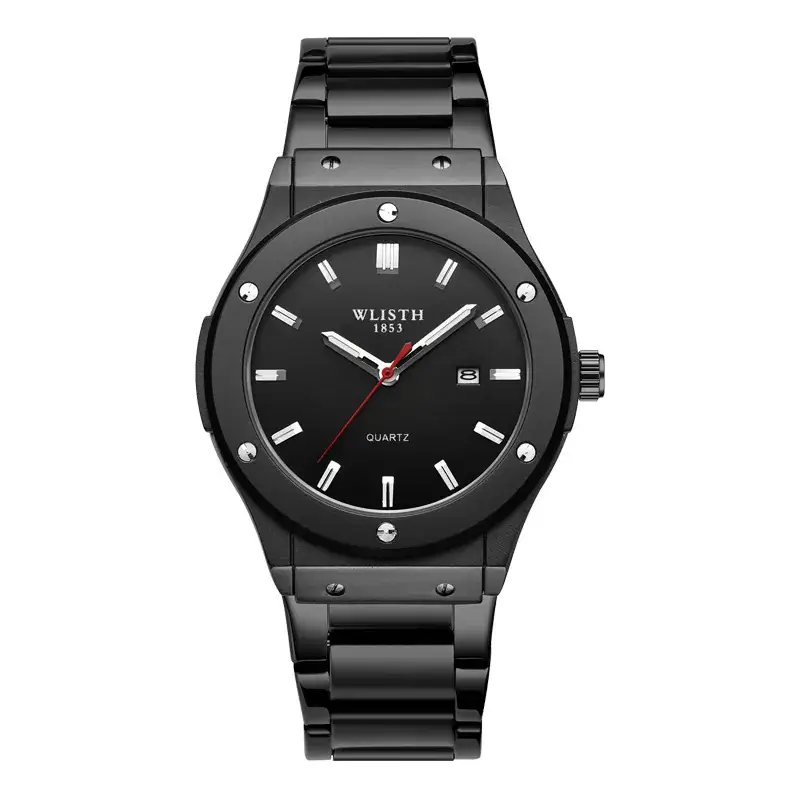 Luminous Quartz Men's Watch with Green Dial - Image 7