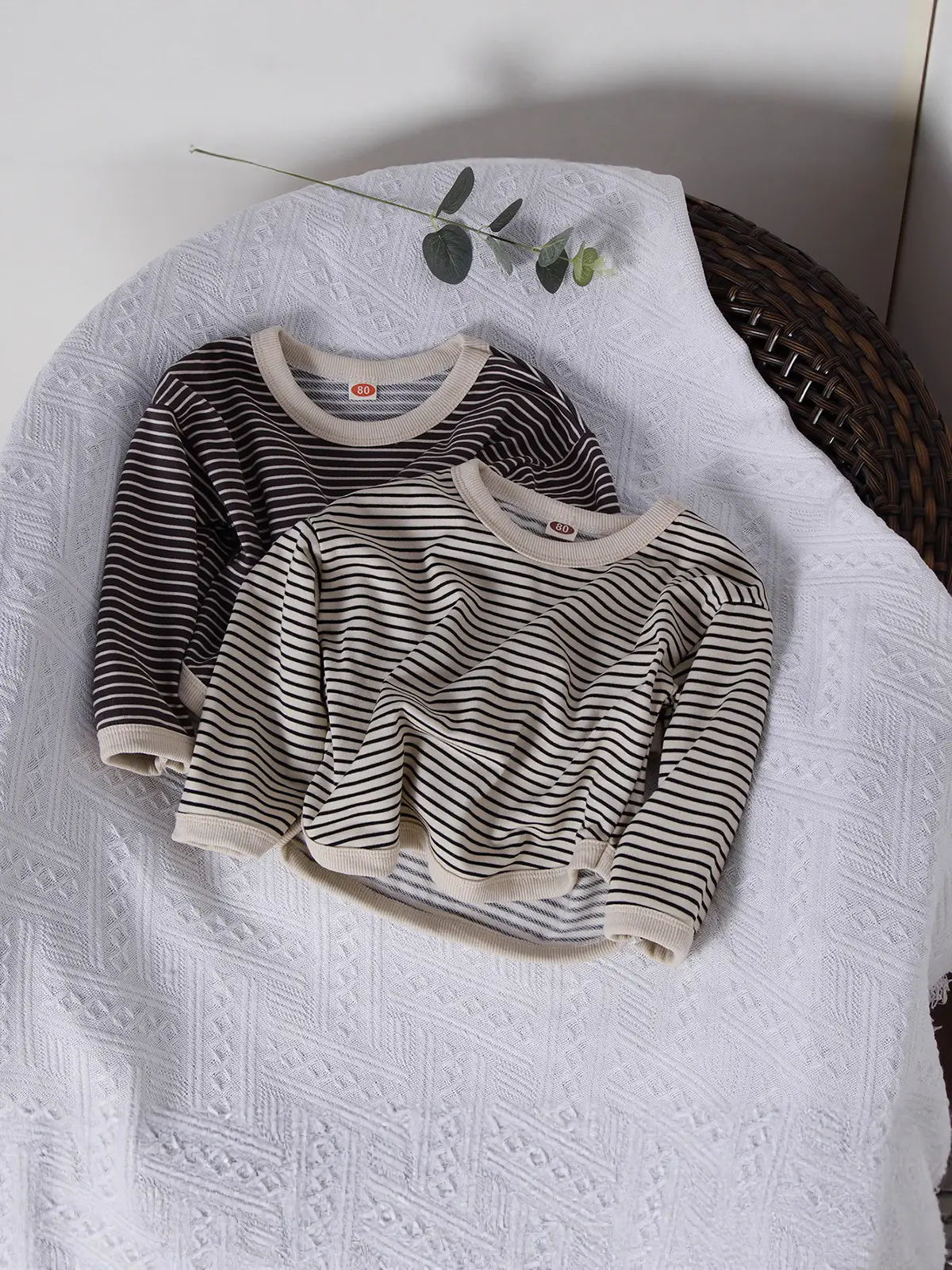 2026 Kids Striped T-Shirt Korean Style Loose Fit - Image 7