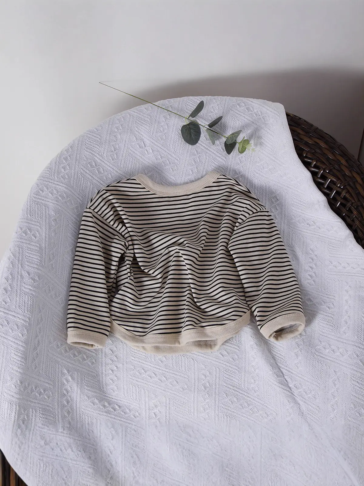 2026 Kids Striped T-Shirt Korean Style Loose Fit - Image 8