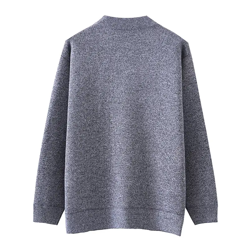 Men's Blue Velvet Padded Sweater Large - Image 7