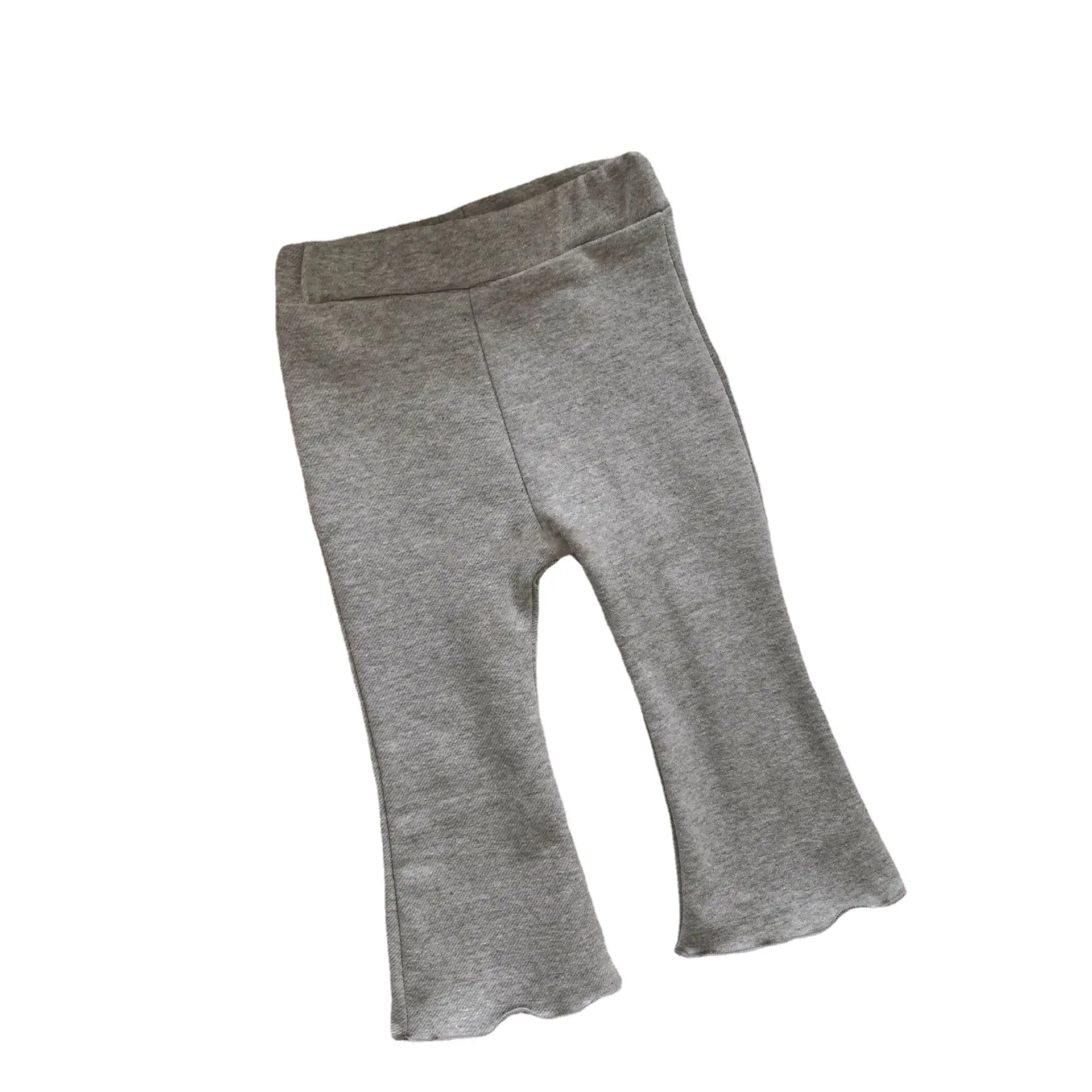 Girls Fleece Leggings Winter Casual Pants Grey - Image 8