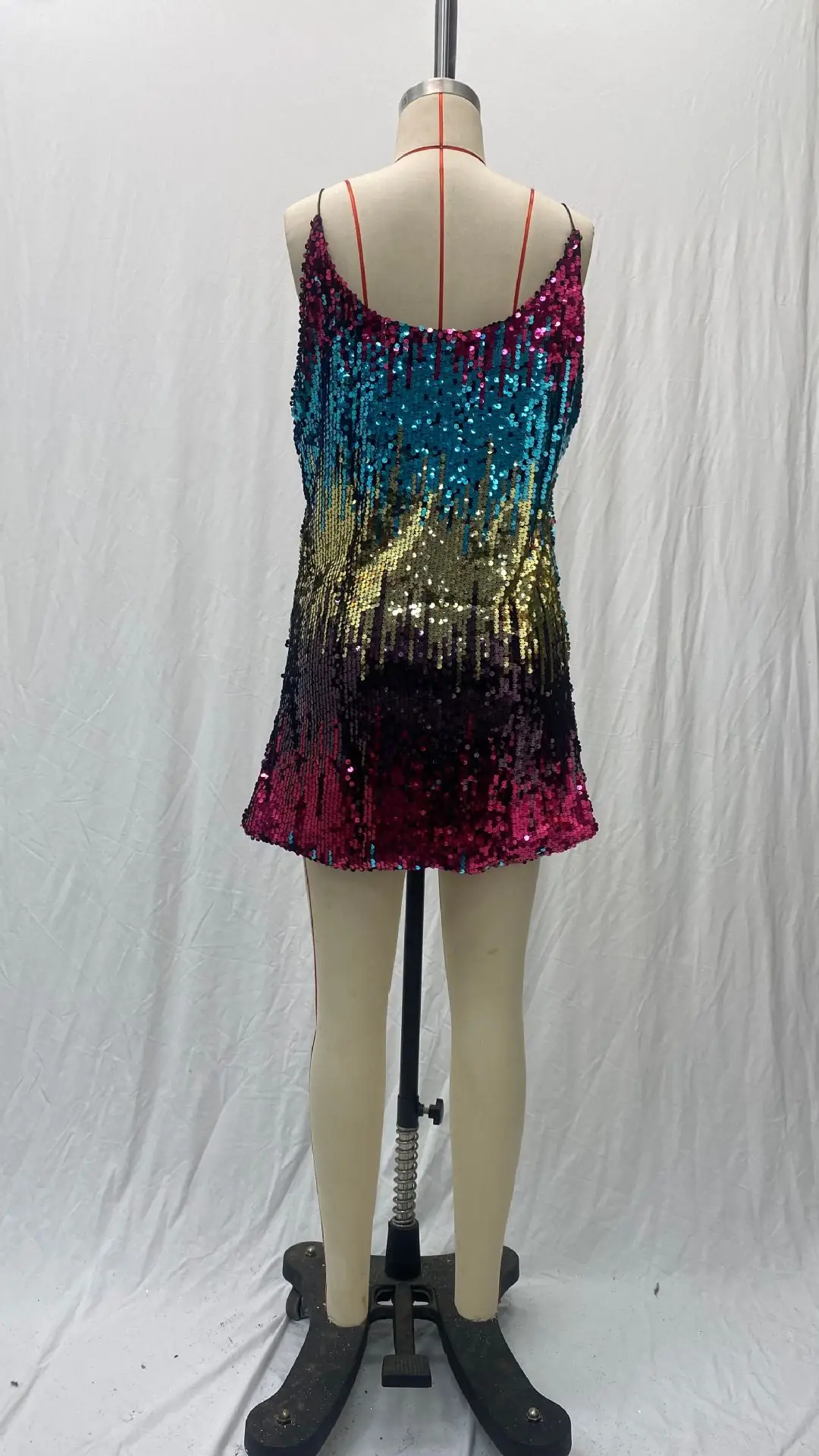 Black Sequin Slim Fit Dress for Women — feature 19