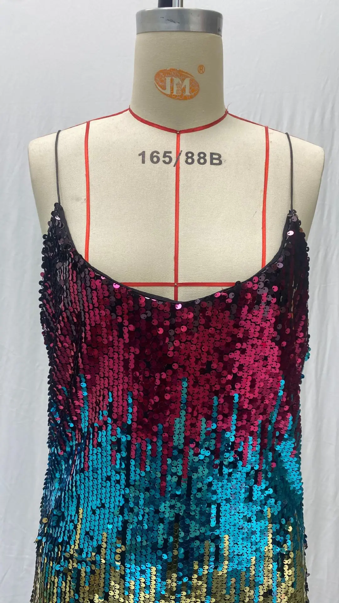 Black Sequin Slim Fit Dress for Women — feature 20