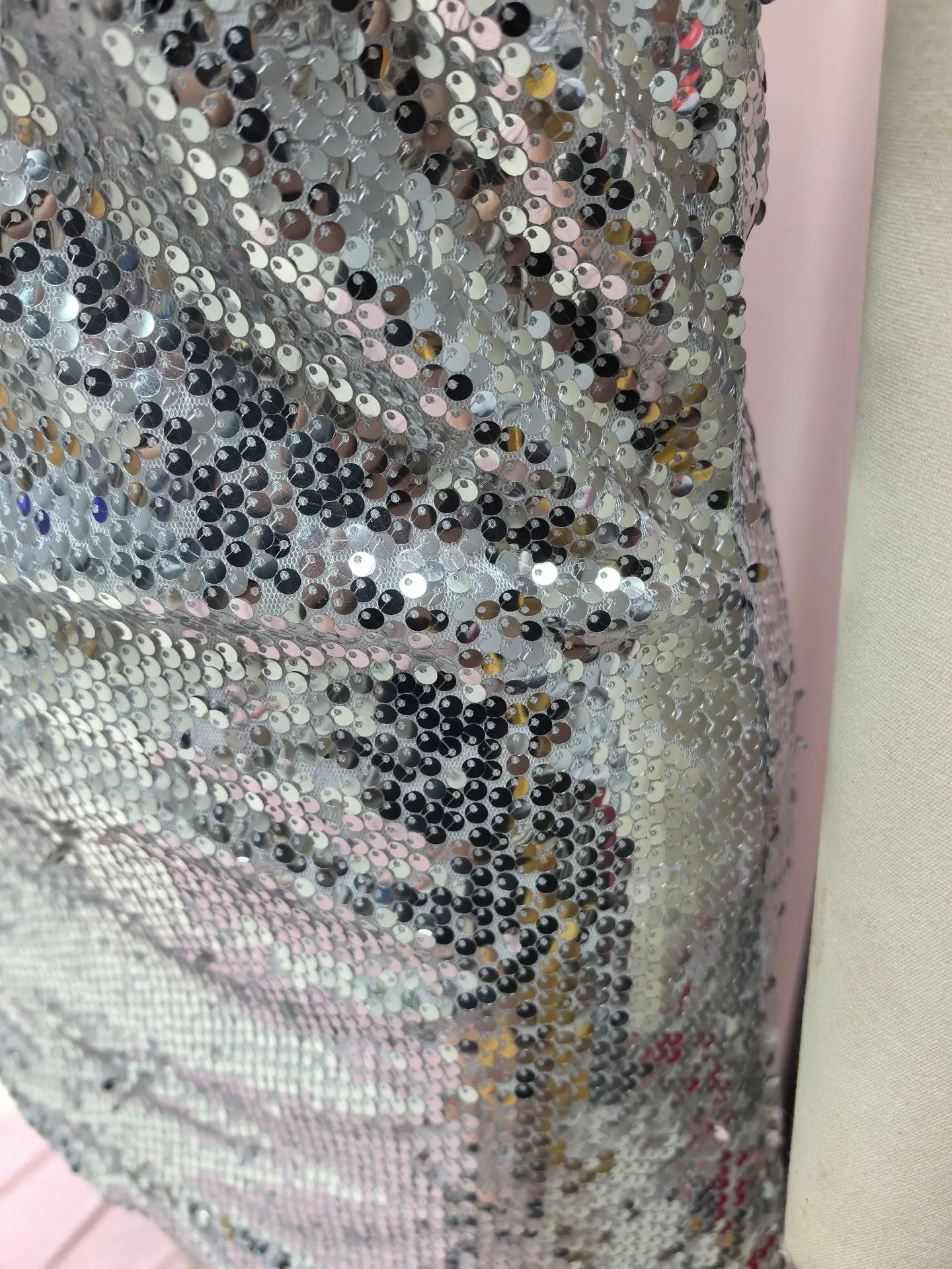 Black Sequin Slim Fit Dress for Women — feature 33