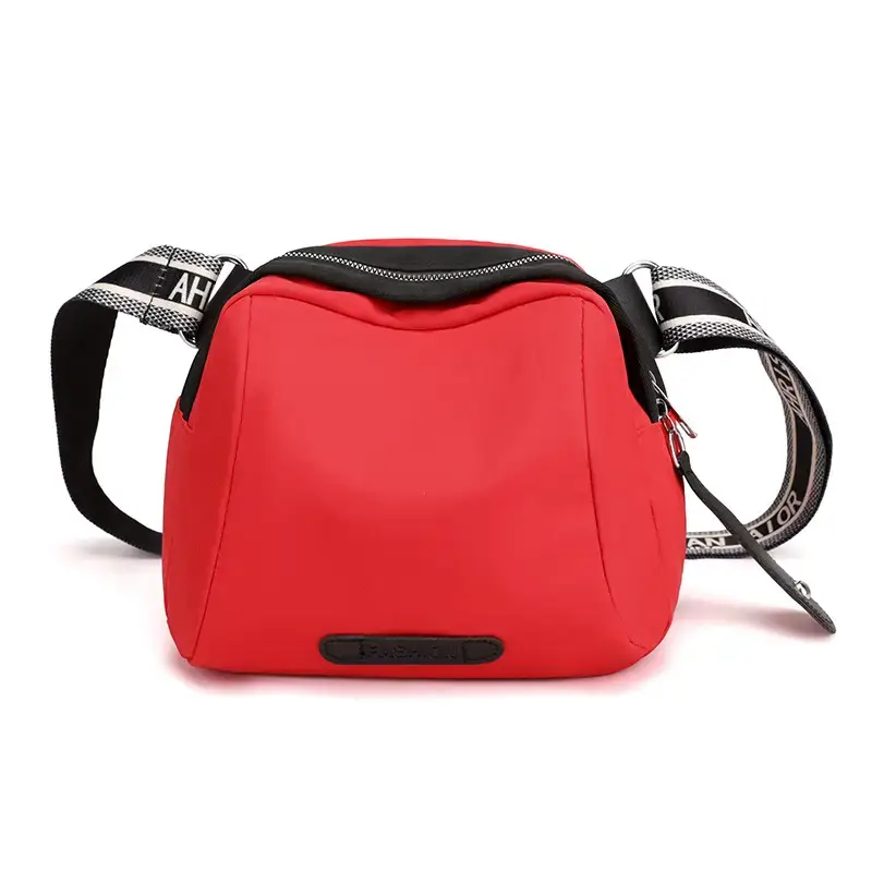 Yellow Nylon Shoulder Bag for Women Mobile Phone Bag - Image 4