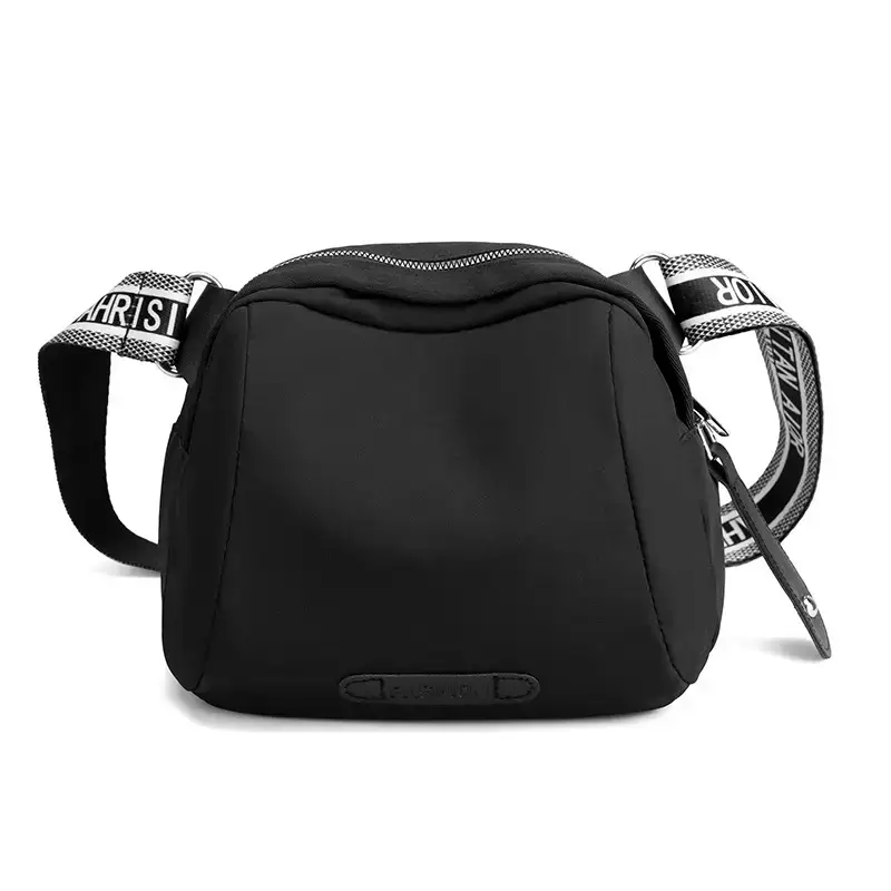 Yellow Nylon Shoulder Bag for Women Mobile Phone Bag - Image 5