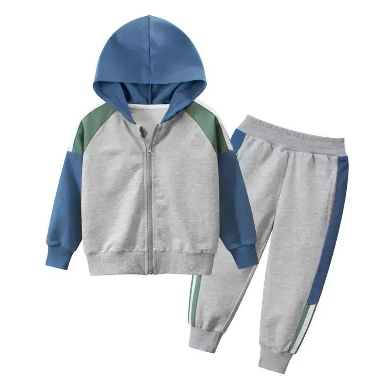 Blue Korean Style Kids Wear 2024 Two-Piece Set - Image 5