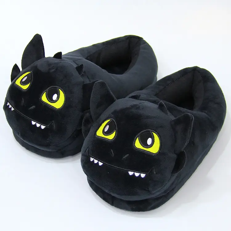 Sailor Moon Luna Cat Moon Bunny Plush Slippers for Girls Winter Purple Cat Cotton Slippers Home Warm Slippers - Image 2