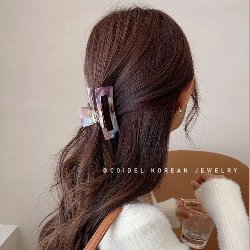 Korean Acetic Acid Hairpin for Women Retro Mermaid Color - Image 7