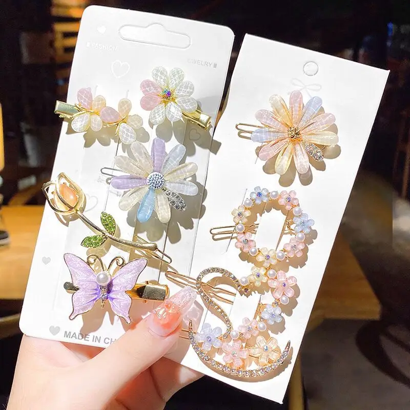 New Daisy 5-piece Hairpin Cute Girl Clip