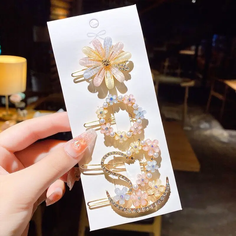New Daisy 5-piece Hairpin Cute Girl Clip