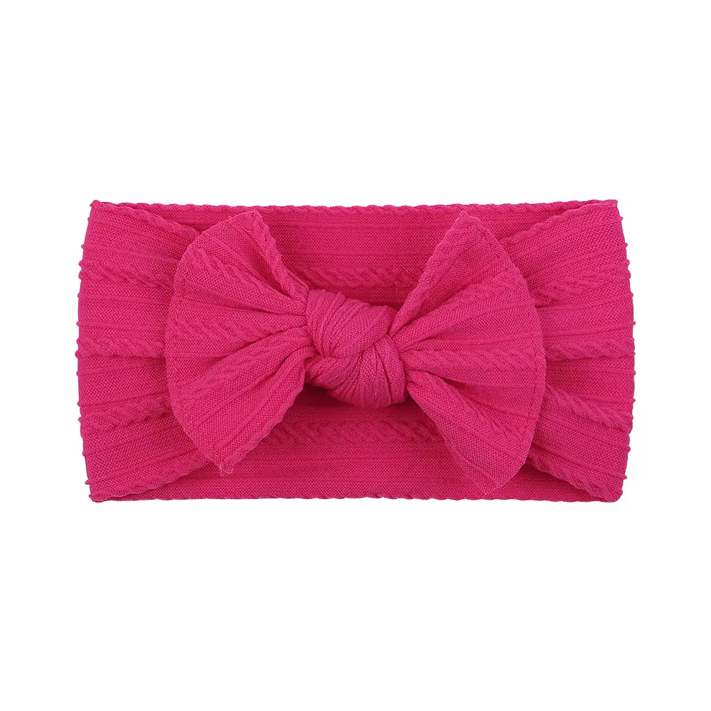 Gray Bow Headband for Girls with Wide Brim Design