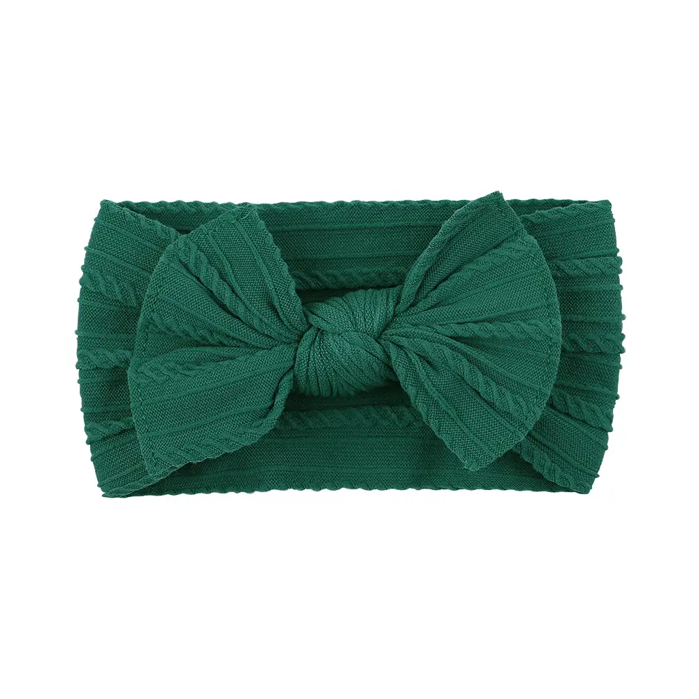Gray Bow Headband for Girls with Wide Brim Design