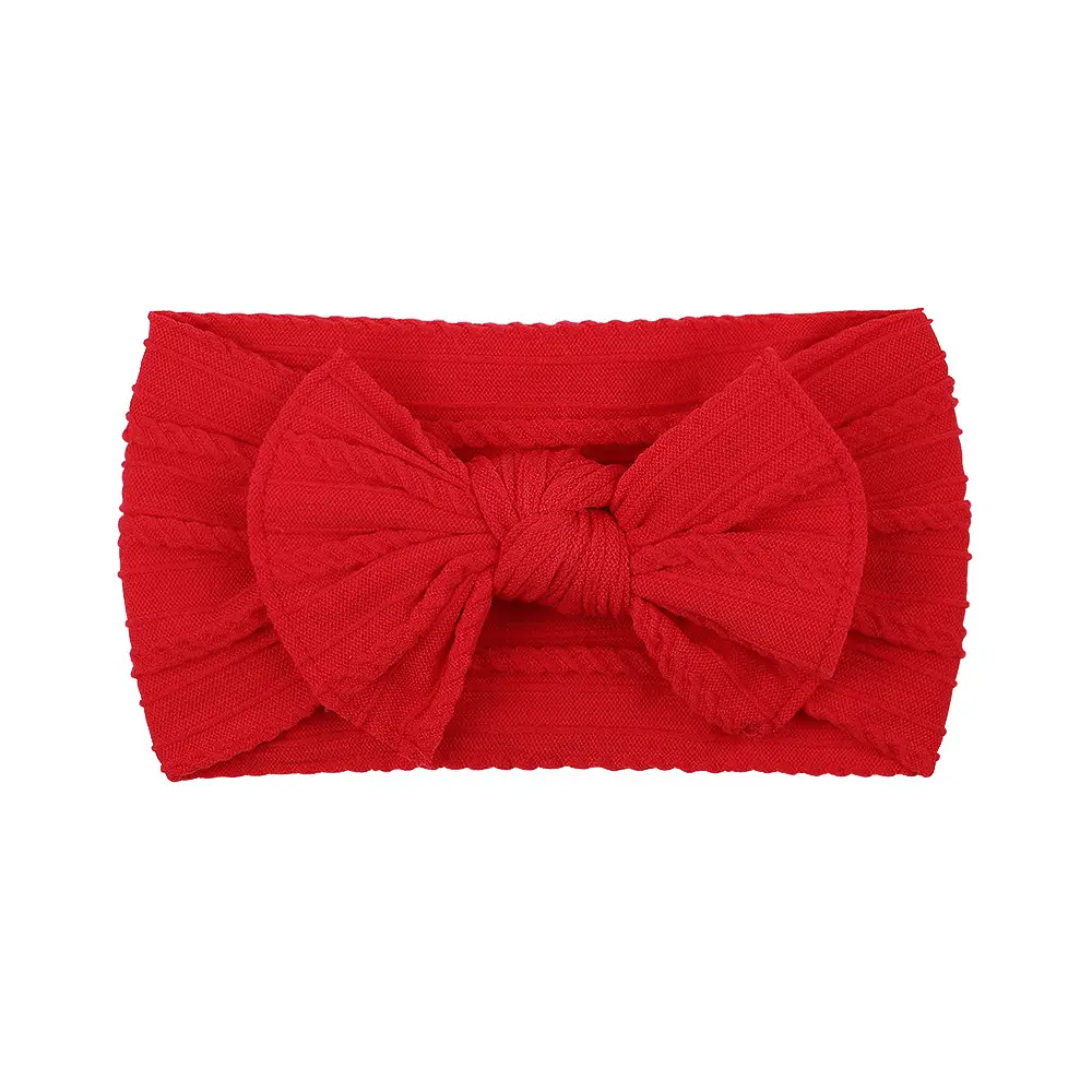Gray Bow Headband for Girls with Wide Brim Design