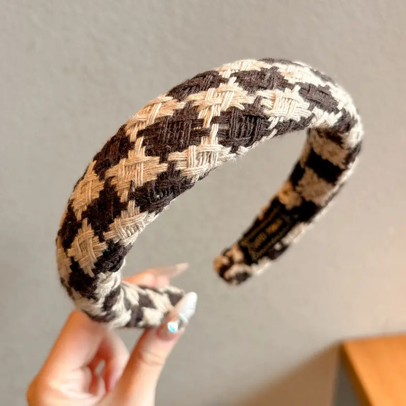 Elegant High-End Headband for Women Brown - Image 32