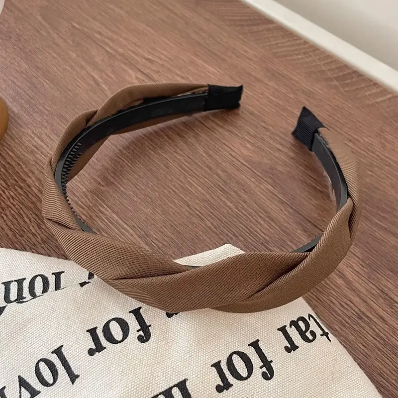 Elegant High-End Headband for Women Brown - Image 58