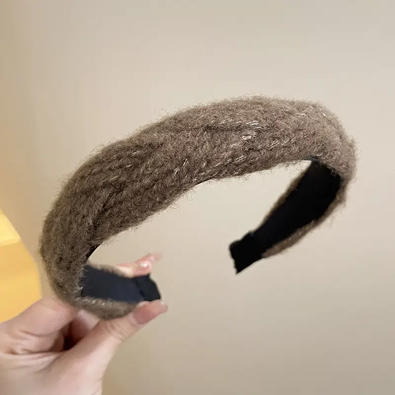 Elegant High-End Headband for Women Brown - Image 70